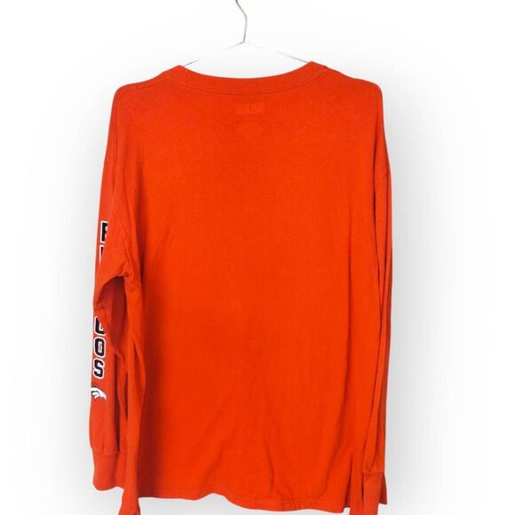 Broncos Football Tee‎ Sz L Long Sleeves Shirt Cotton NFL League Sport Football - Picture 2 of 7